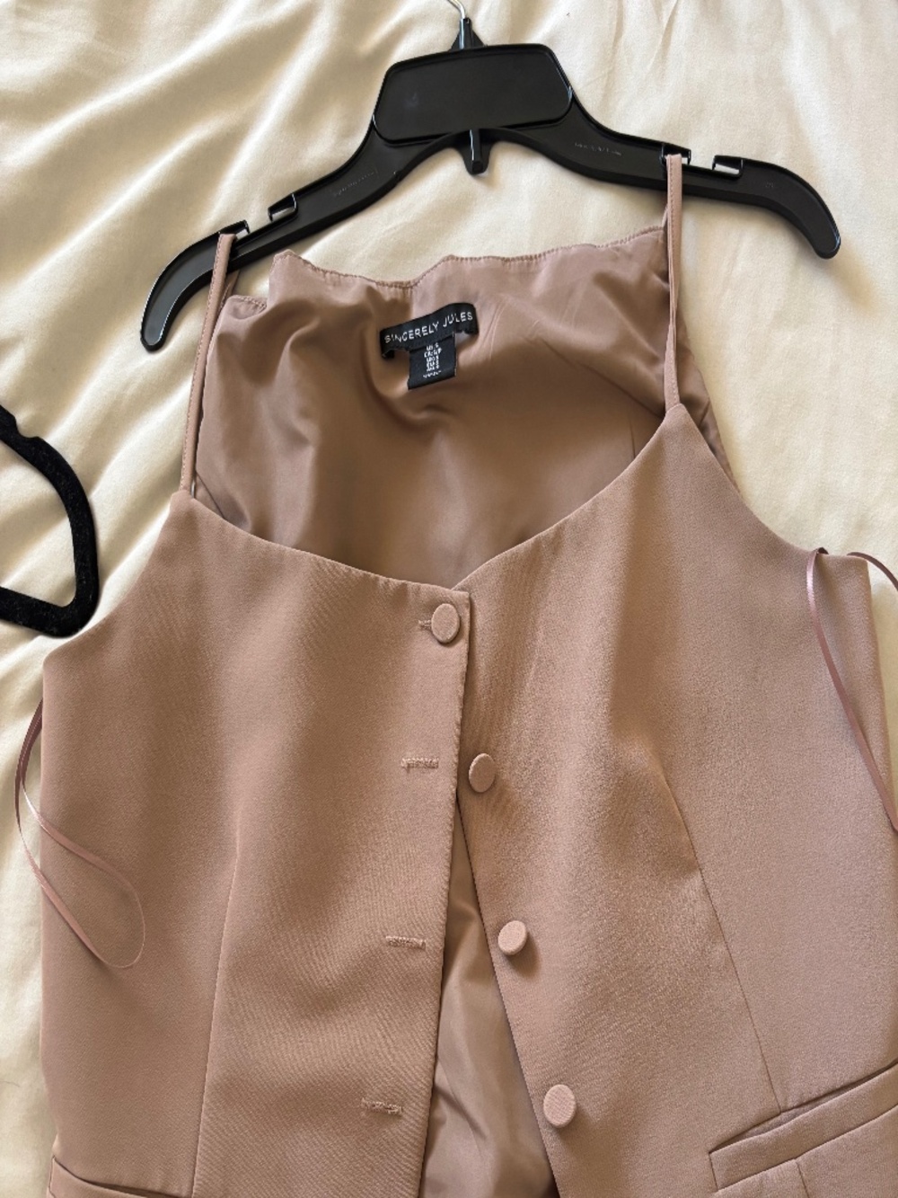 Sincerely Jules button up vest/ top
